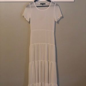 Sheer for love and lemons Mexican wedding dress